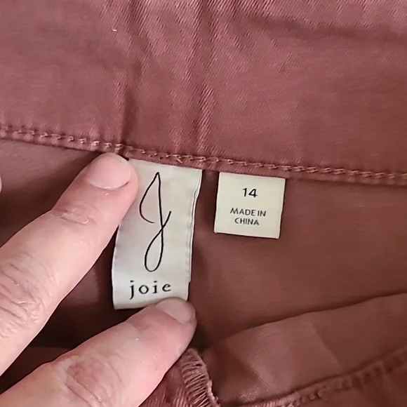 Joie Blush Pink Pants, sz. 14 - Picture 3 of 4